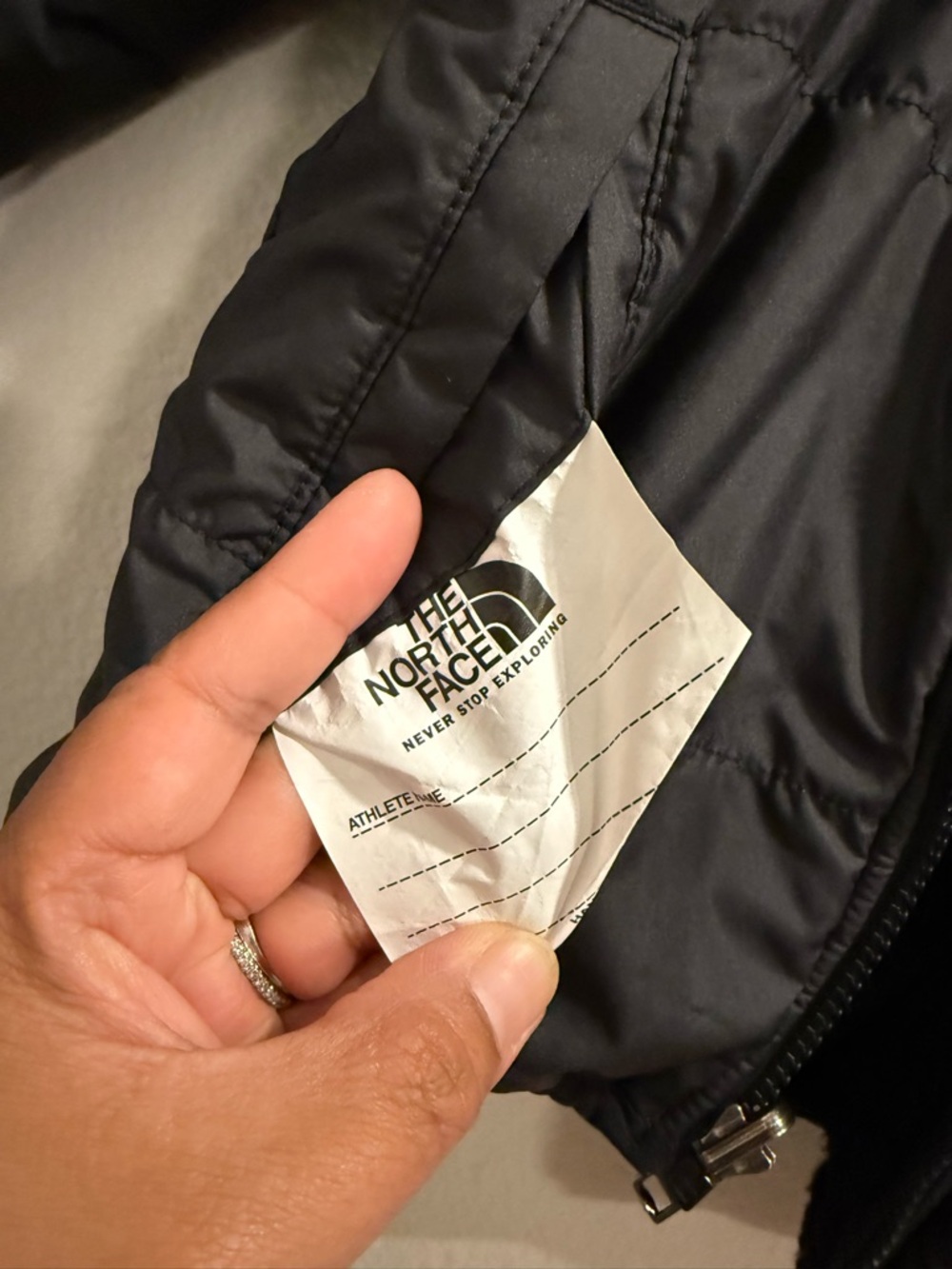 The North Face Reversible Kids Black Quilted Puffer Jacket - Picture 11 of 13